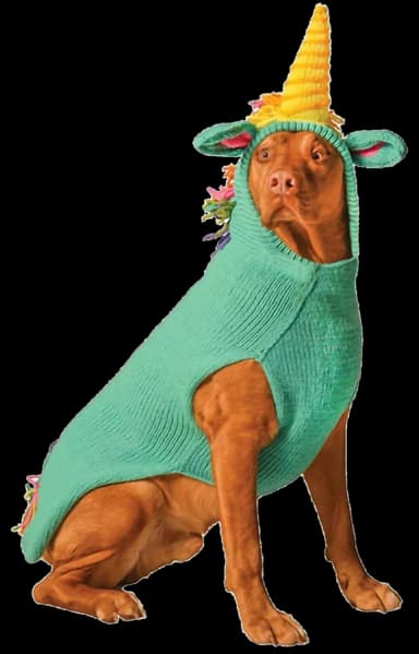 Unicorn Dog Sweater by Chilly Dog