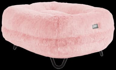 Omlet Maya Donut Cat Bed with Black Hairpin Feet by Omlet