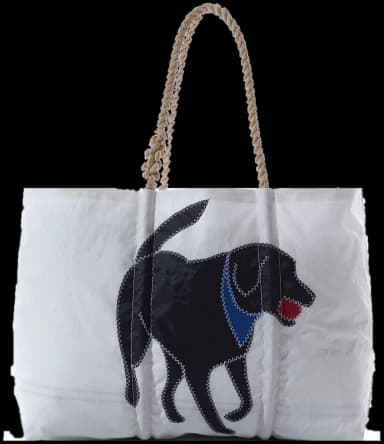 Black Lab Tote by Sea Bags