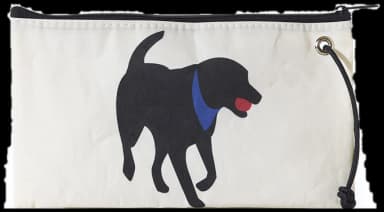 Black Lab Wristlet by Sea Bags