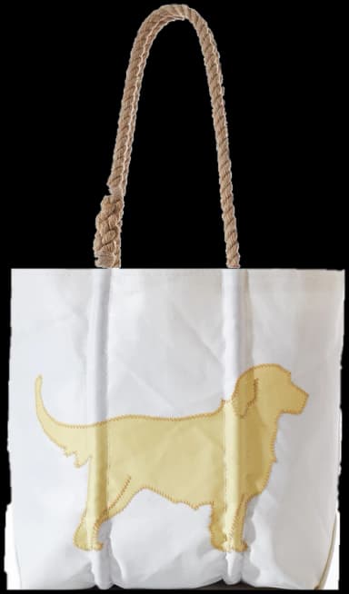 Golden Retriever Tote by Sea Bags