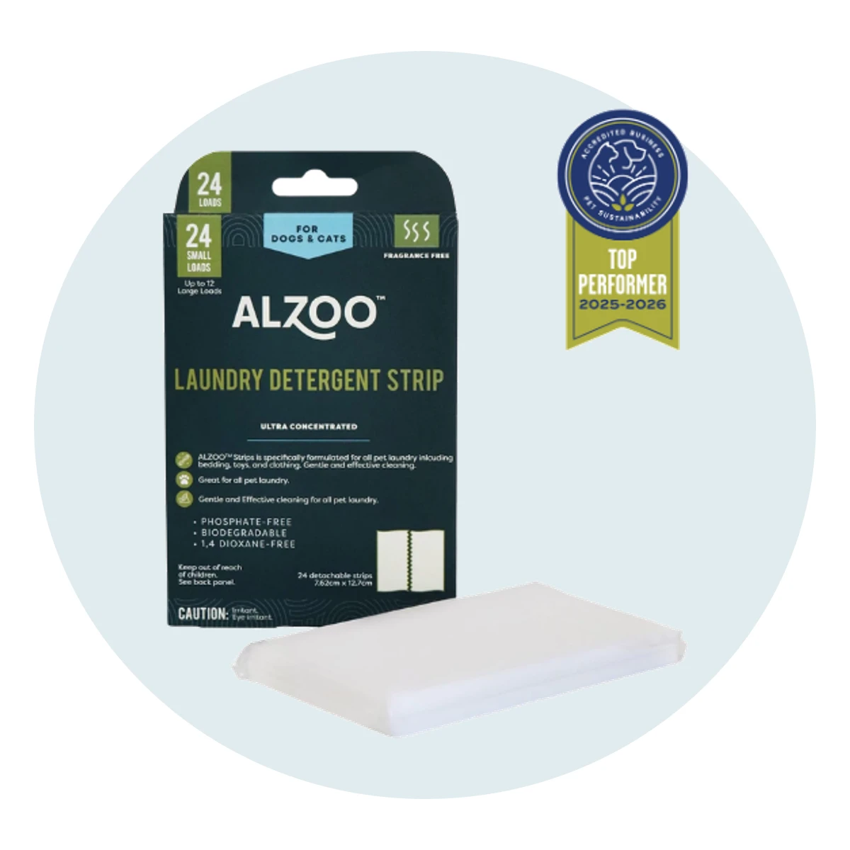 Pet Laundry Detergent Strips