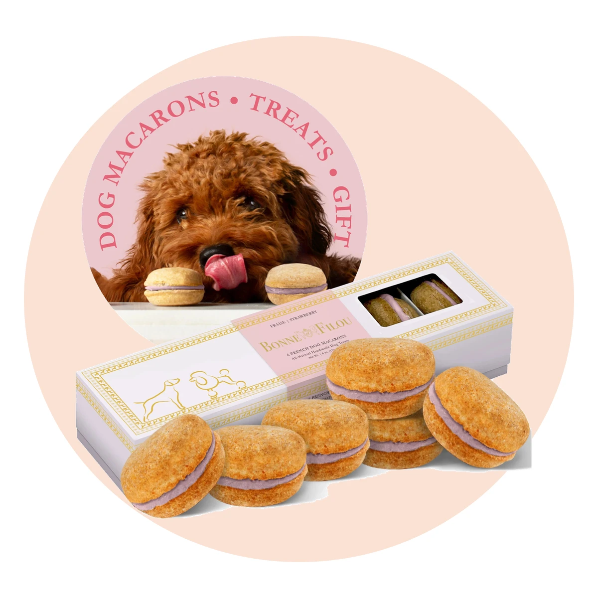 French Dog Macarons