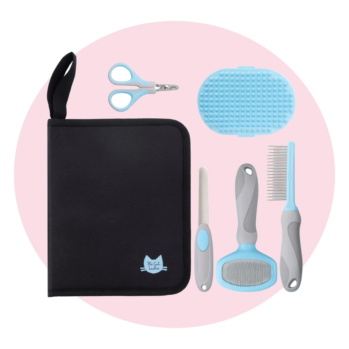 5 Piece Cat Grooming Kit