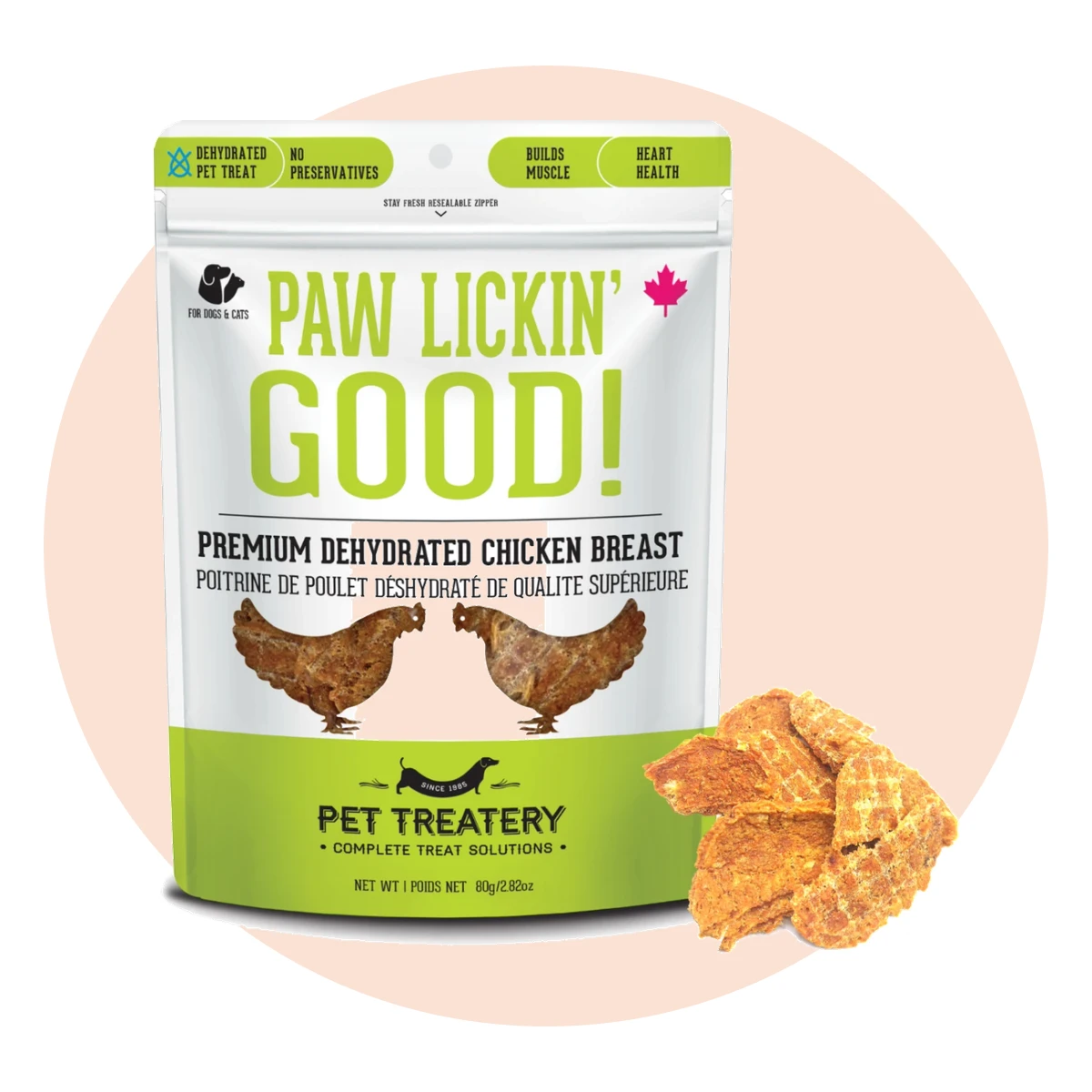 Dehydrated Chicken Breast Treats