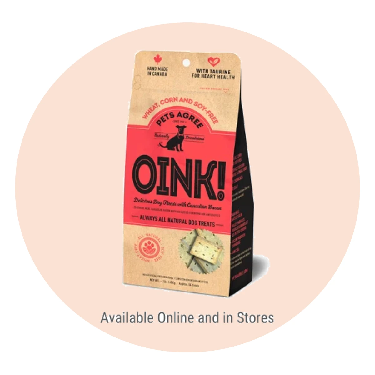 Pets Agree Bacon Grain-Free Dog Biscuits