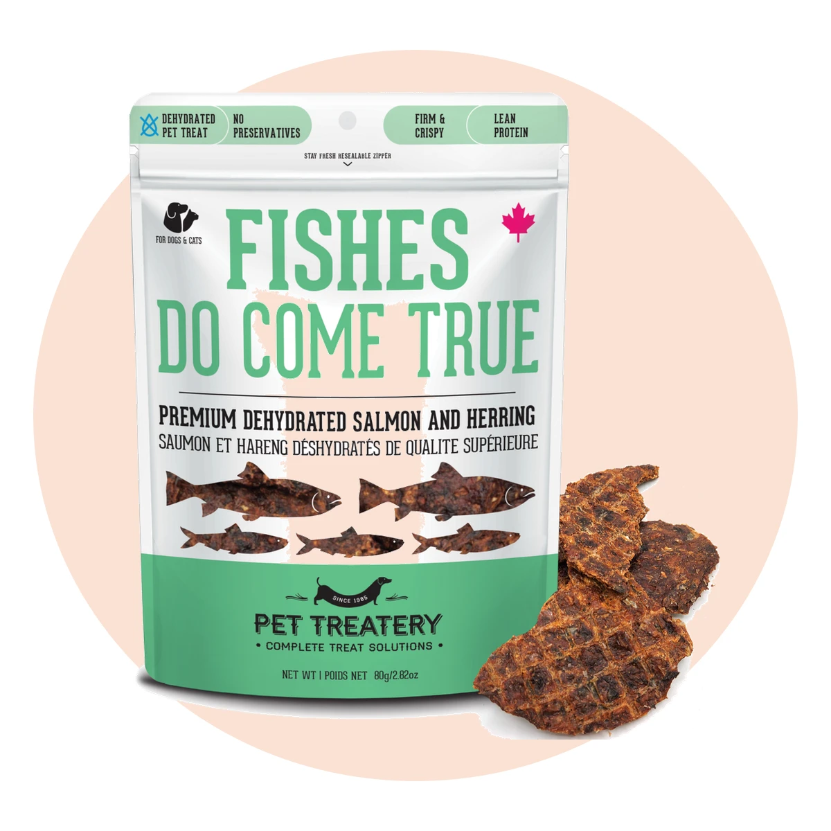 Dehydrated Wild Salmon & Herring Treats