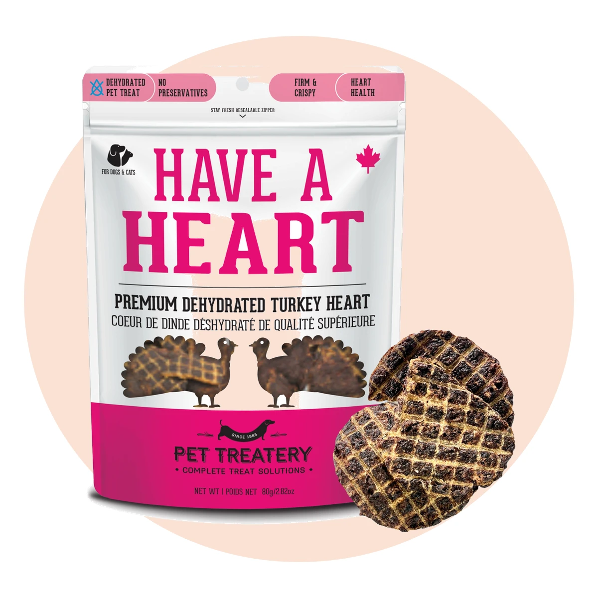Dehydrated Turkey Heart Treats