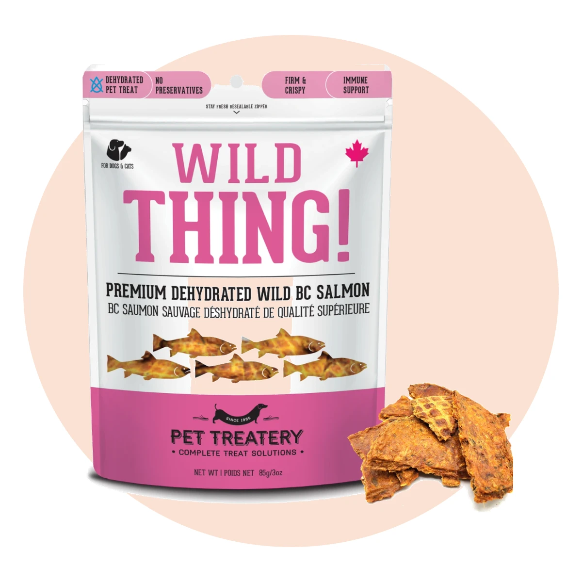 Dehydrated Wild Salmon Treats