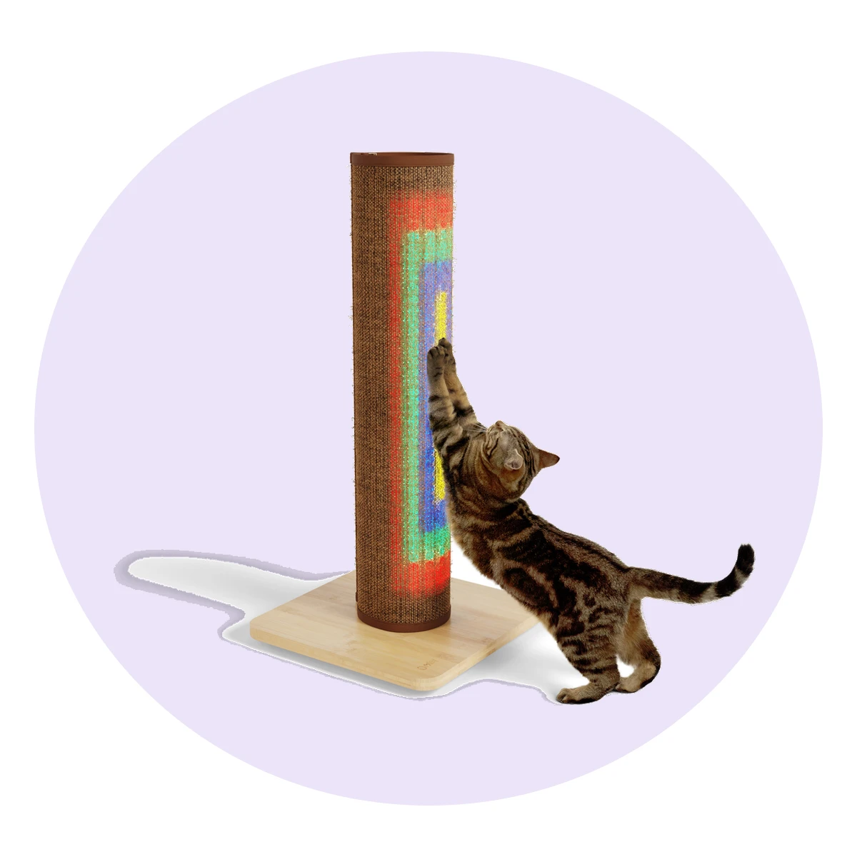 Omlet Switch Sisal Light Up Cat Scratching Post