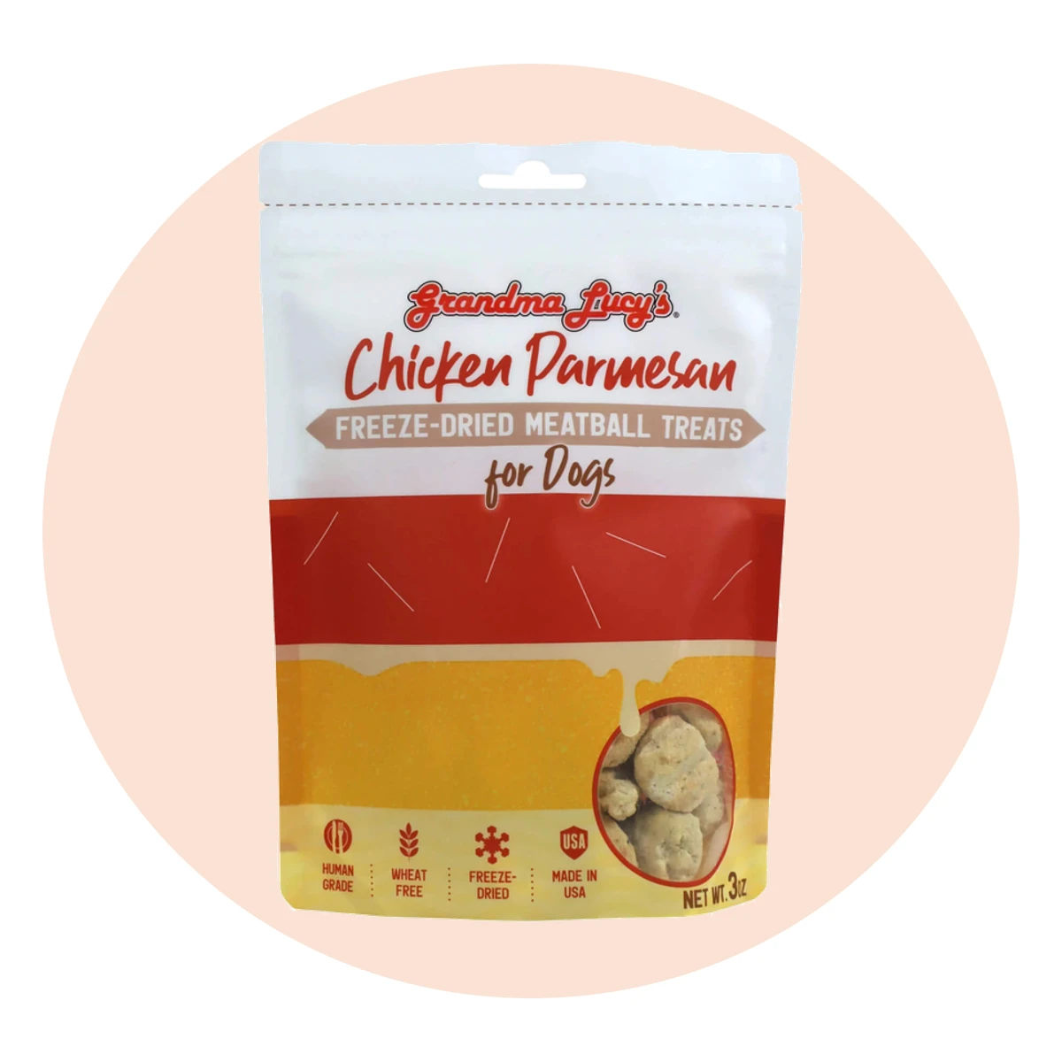 Grandma Lucy's Freeze Dried Meatballs Dog Treats