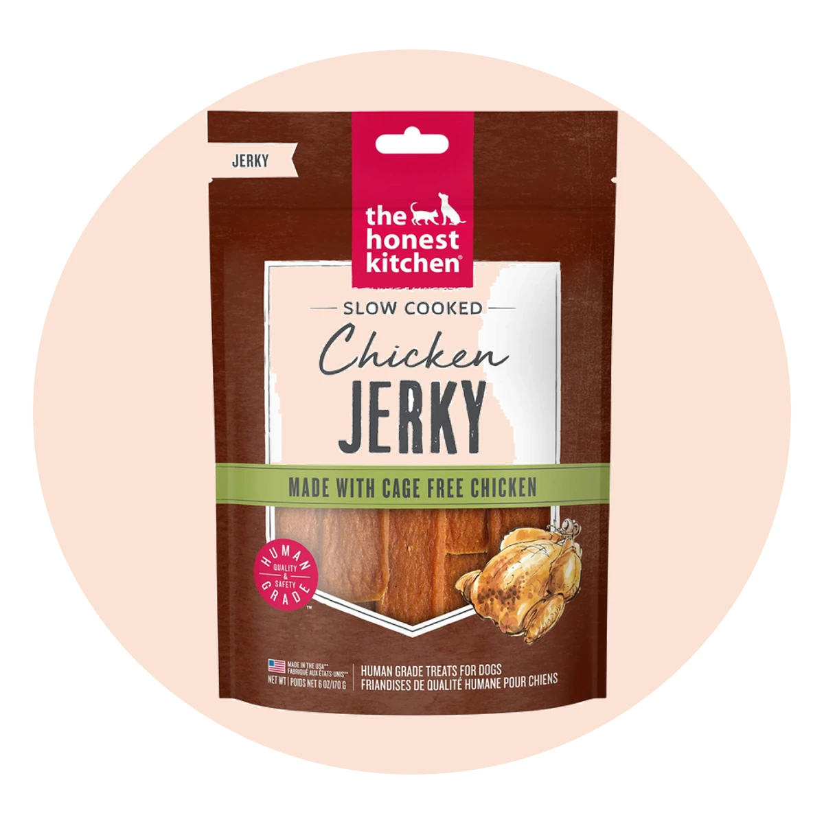 The Honest Kitchen Slow Cooked Jerky Treats for Dogs