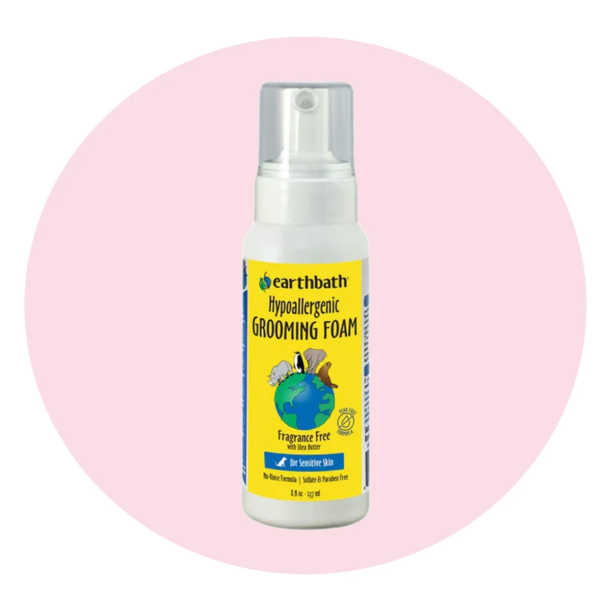 Earthbath Total Natural Pet Care Waterless Grooming Foam for Dogs