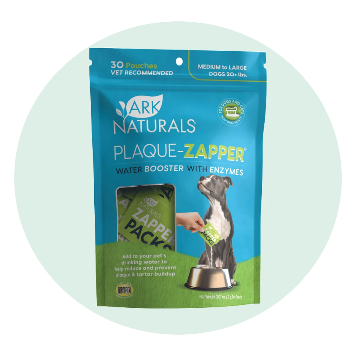 Ark Naturals Plaque-Zapper Water Booster for Dogs & Cats