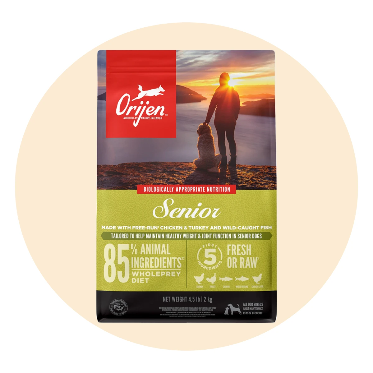 Orijen Grain Free Senior Dry Dog Food