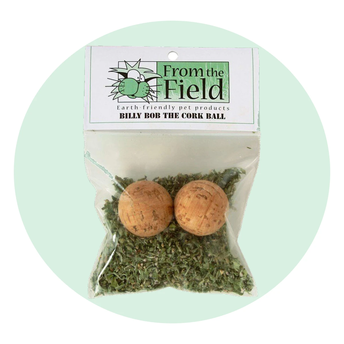 From the Field Billy Bob the Corkball Catnip Cat Toy