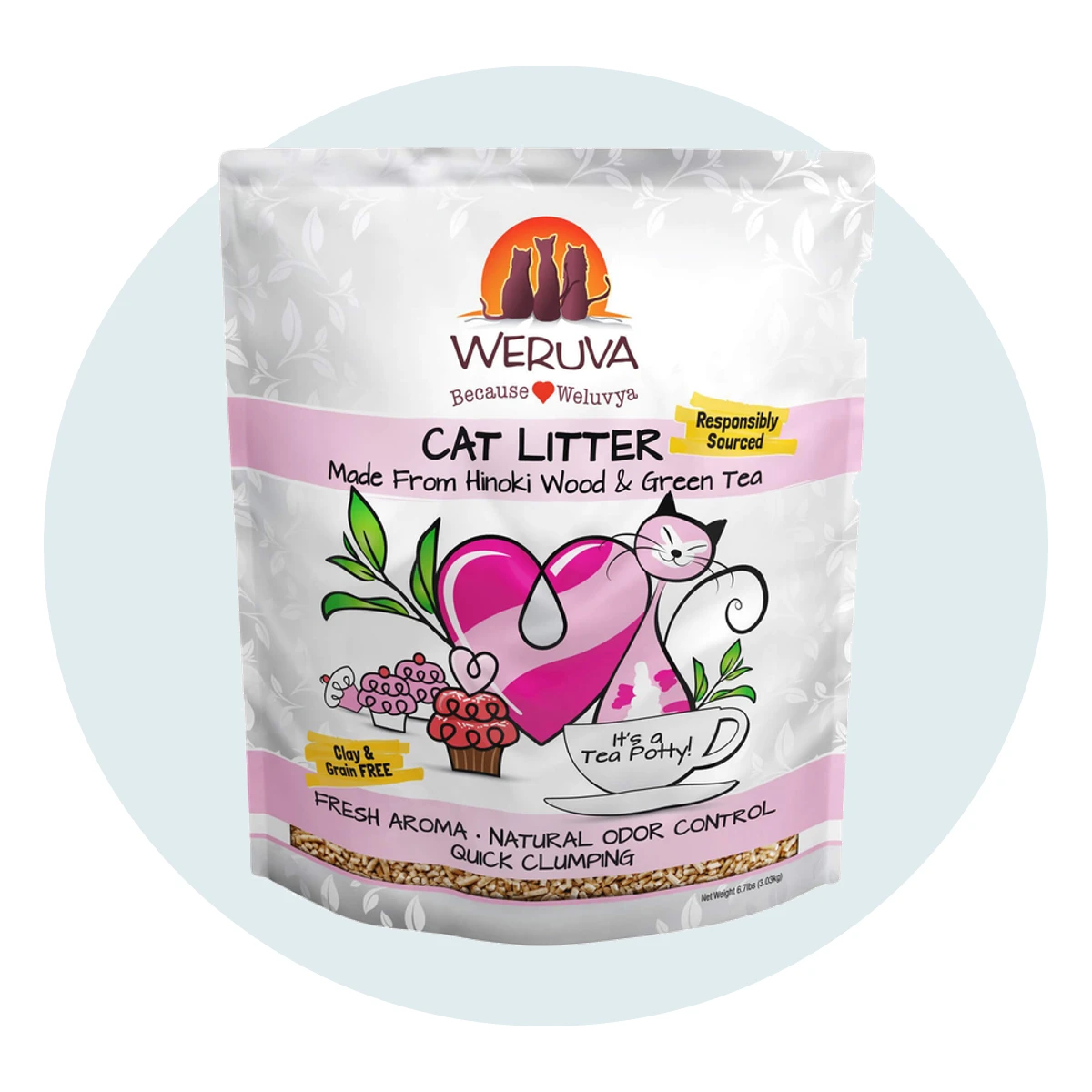 Weruva Tea Potty Cat Litter