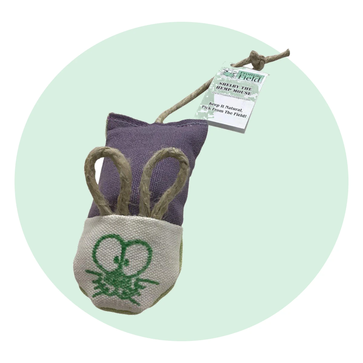 From the Field Shelby the Hemp Mouse Cat Toy