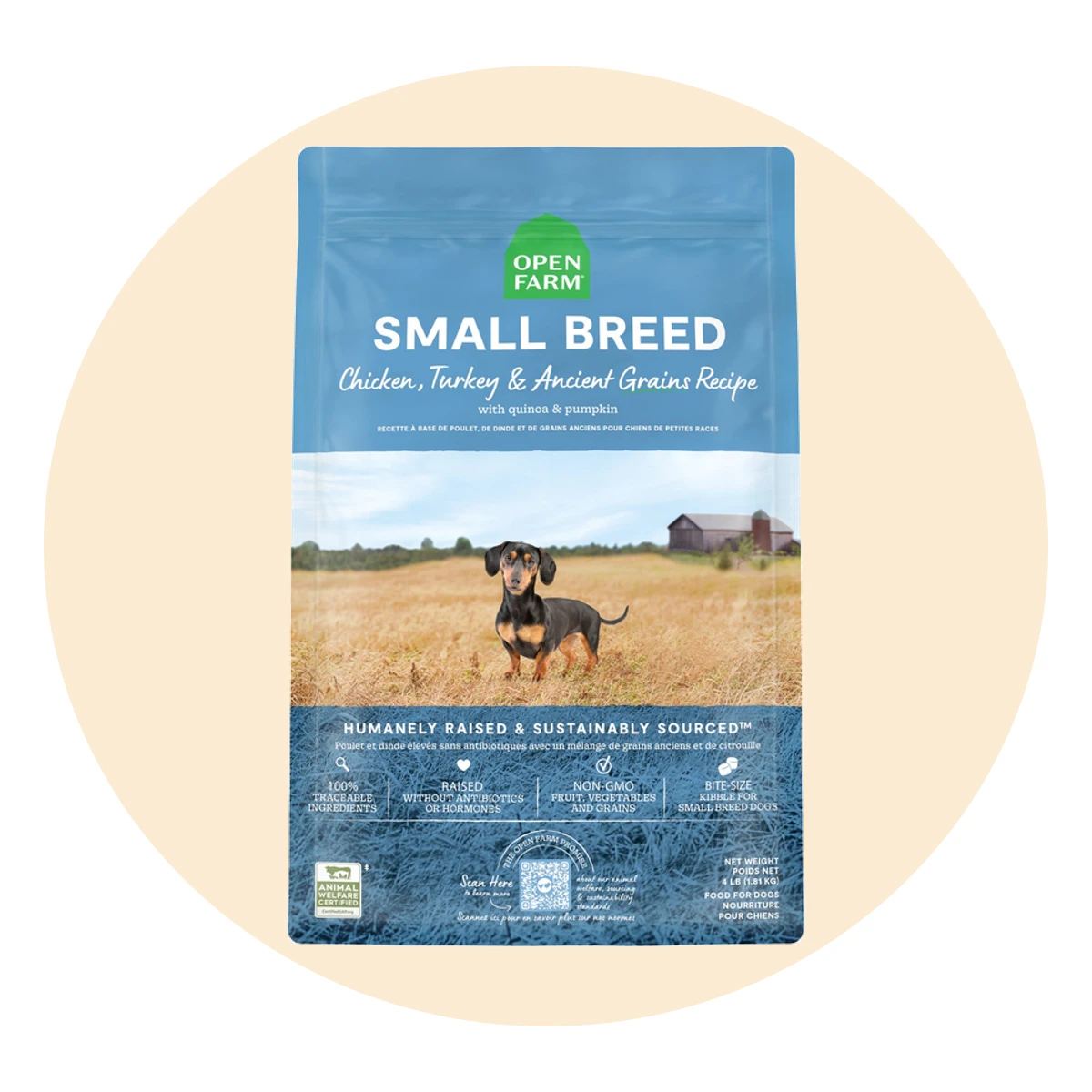 Open Farm Ancient Grains Small Breed Dry Dog Food