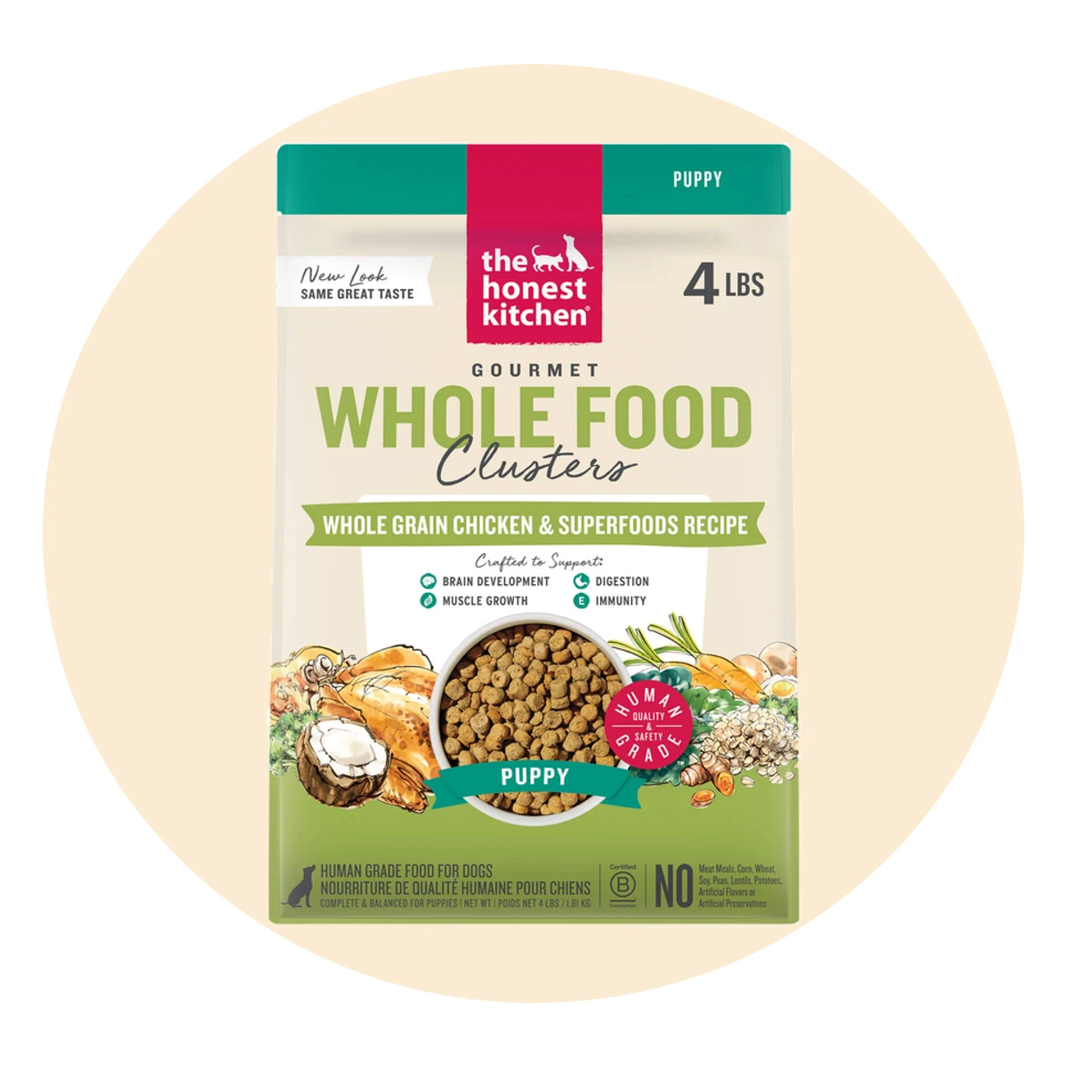 The Honest Kitchen Whole Grain Food Clusters Puppy Dog Food
