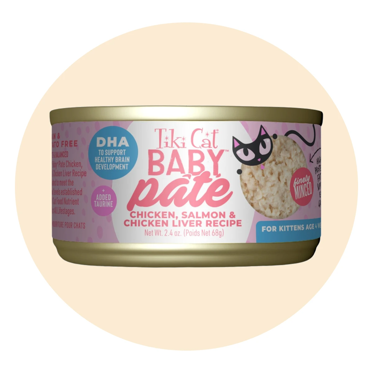 Tiki Cat Baby Pate Kitten Wet Cat Food