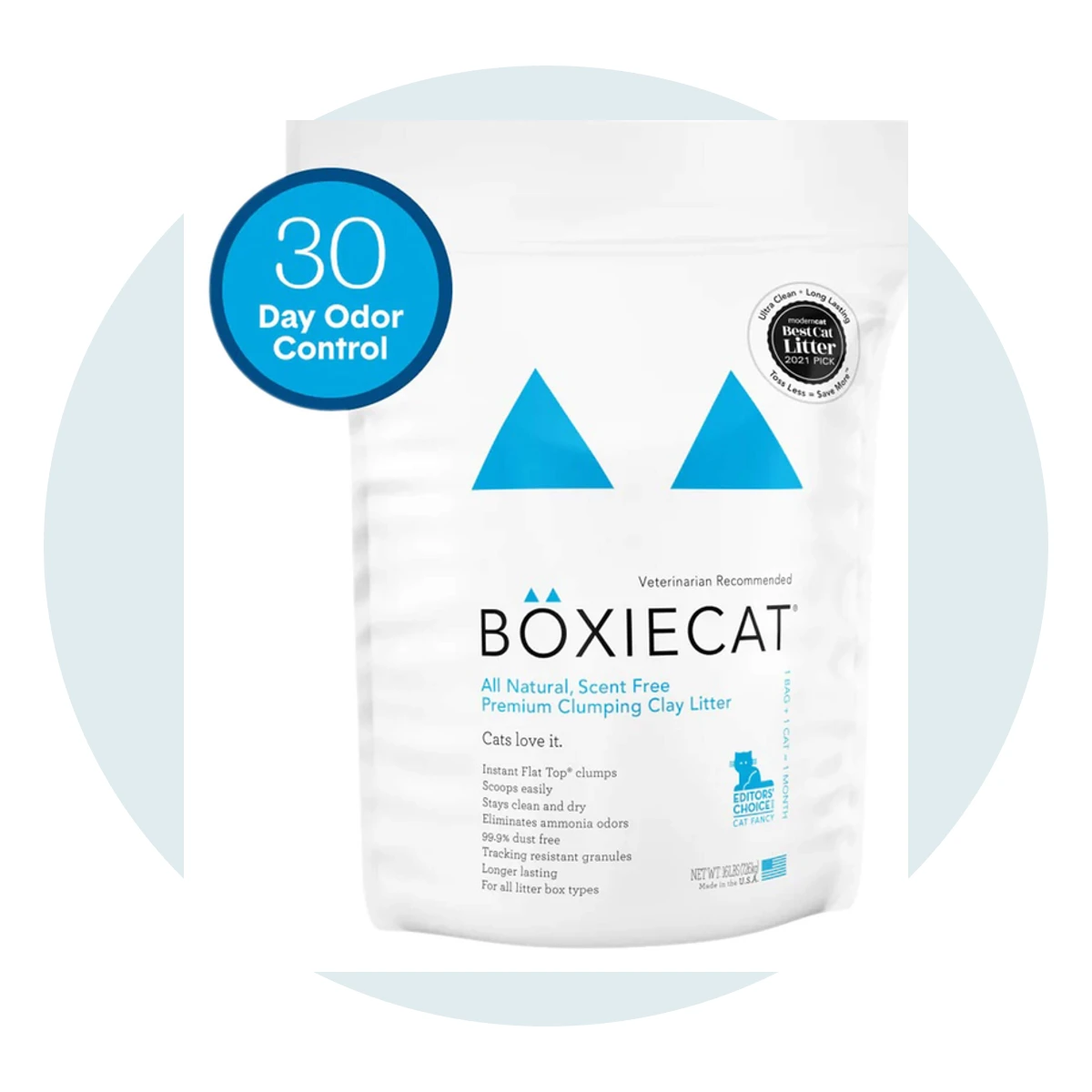 Boxiecat Cat Unscented Premium Clumping Clay Litter