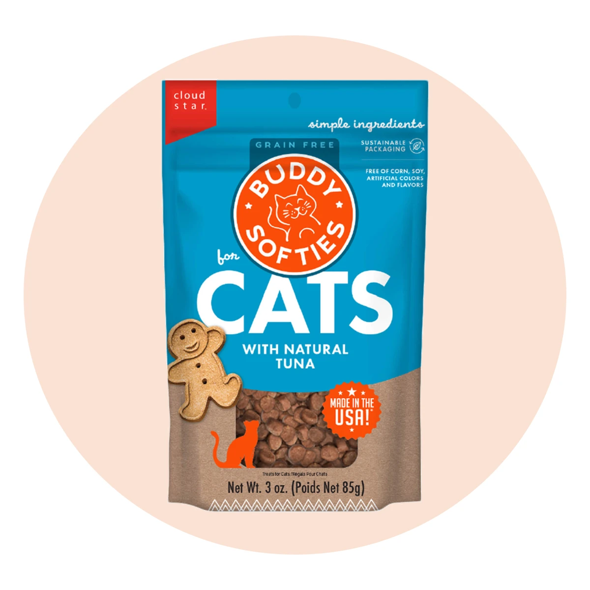 Cloud Star Buddy Softies Grain Free Soft Cat Treats