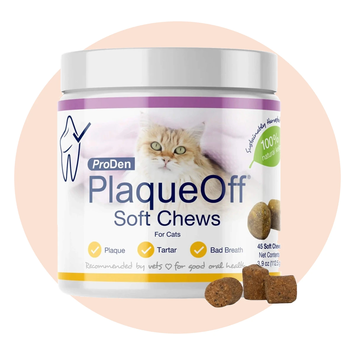 ProDen PlaqueOff Soft Chew Dental Treats for Cats