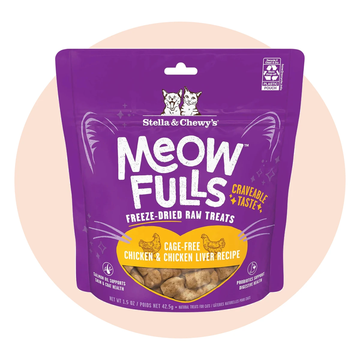 Stella & Chewy Meowfulls Freeze Dried Cat Treats