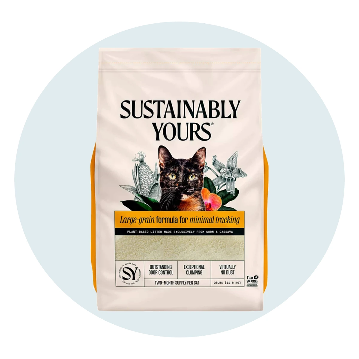 Sustainably Yours Corn & Casava Clumping Cat Litter