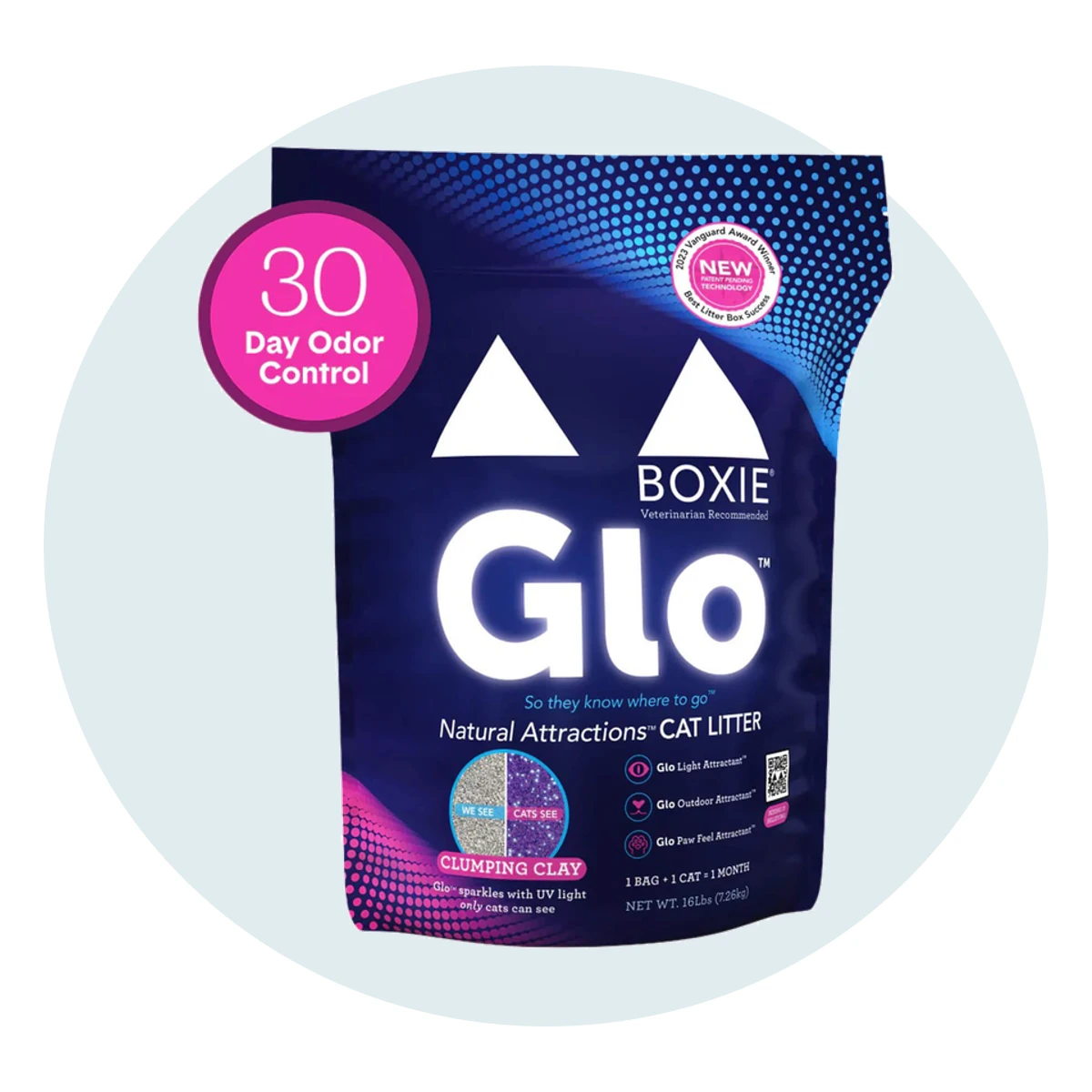 Boxiecat Glo Natural Attractions Clumping Clay Cat Litter