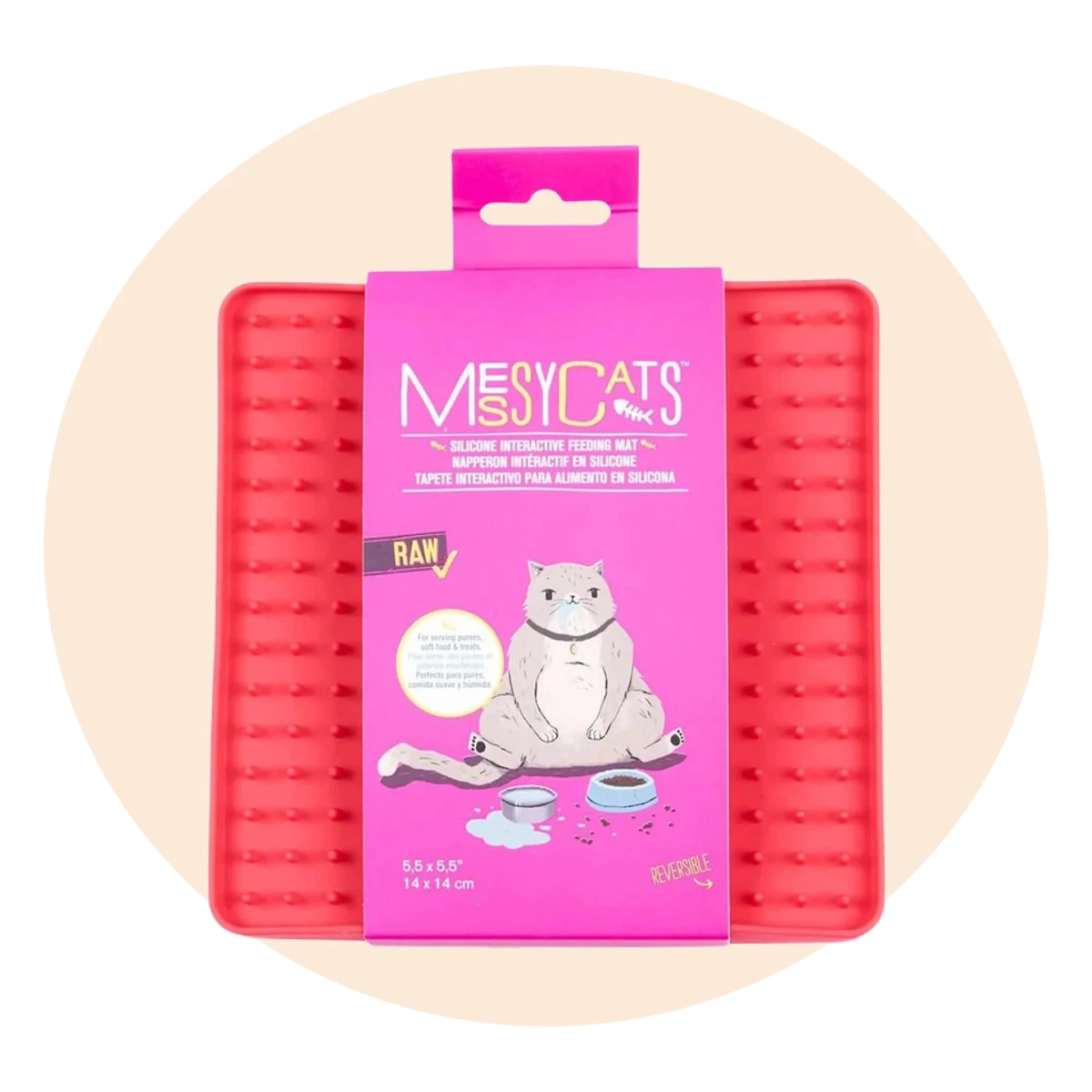 Messy Mutts Reversible Interactive Cat Lick Mat