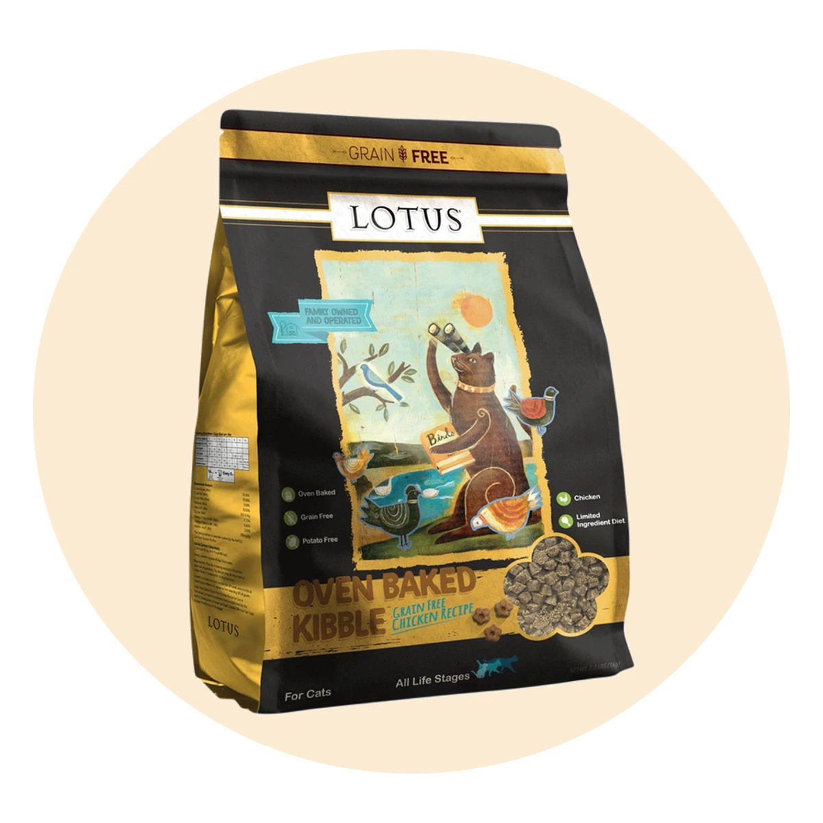 Lotus Oven Baked Kibble Grain Free Dry Cat Food