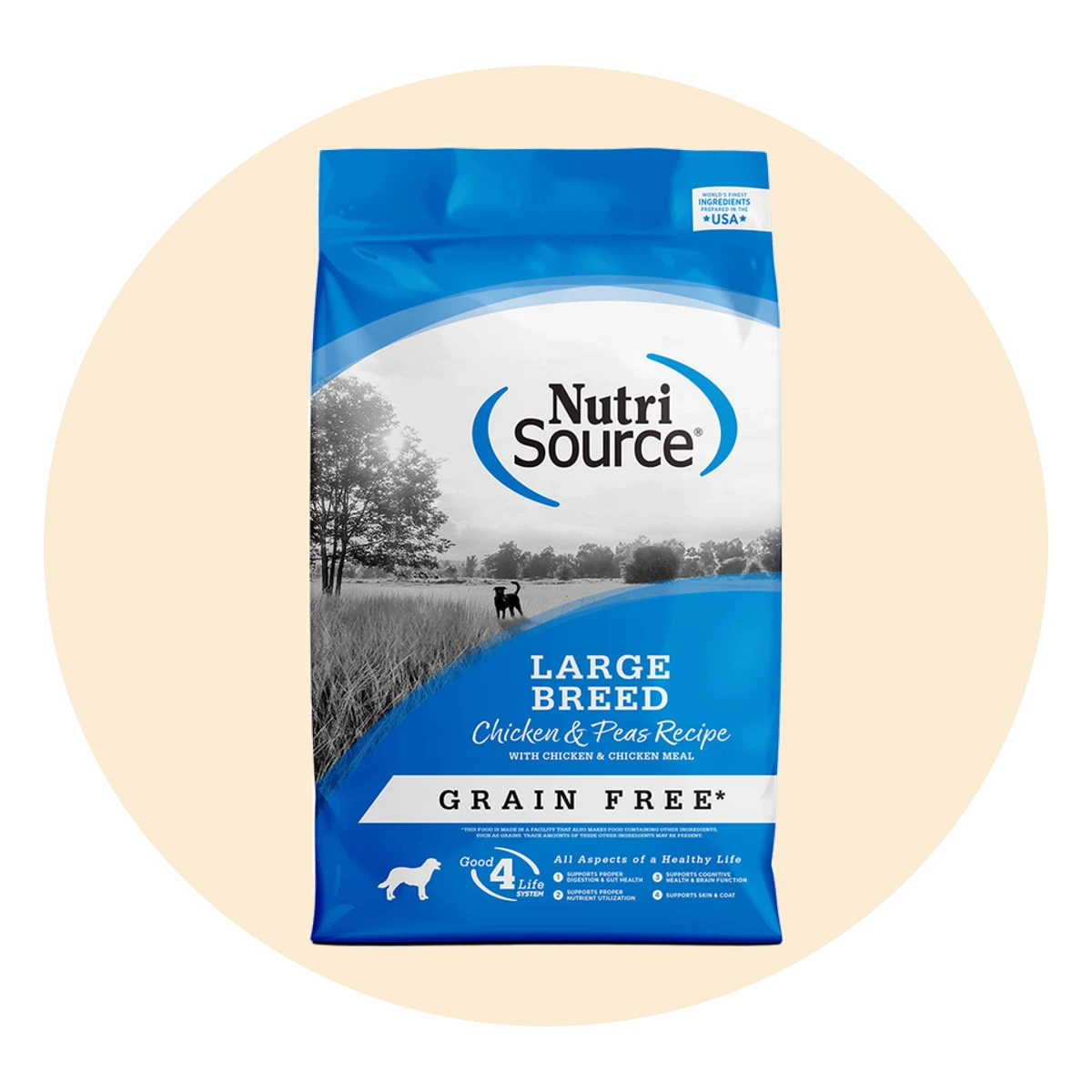 Nutrisource Grain Free Chicken & Pea Large Breed Dry Dog Food