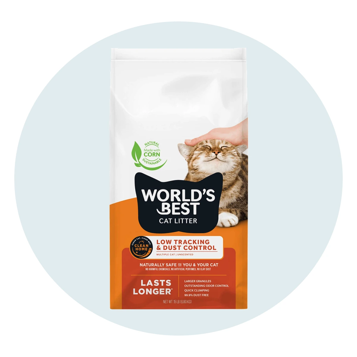 World's Best Cat Litter Low Tracking & Dust Control