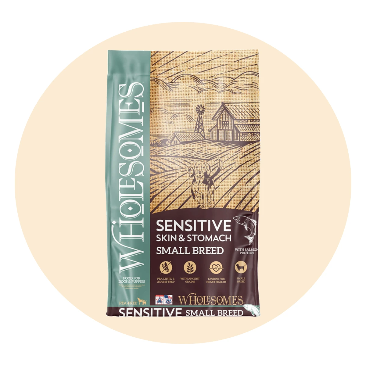 Wholesomes Sensitive Skin & Stomach Small Breed Dry Dog Food