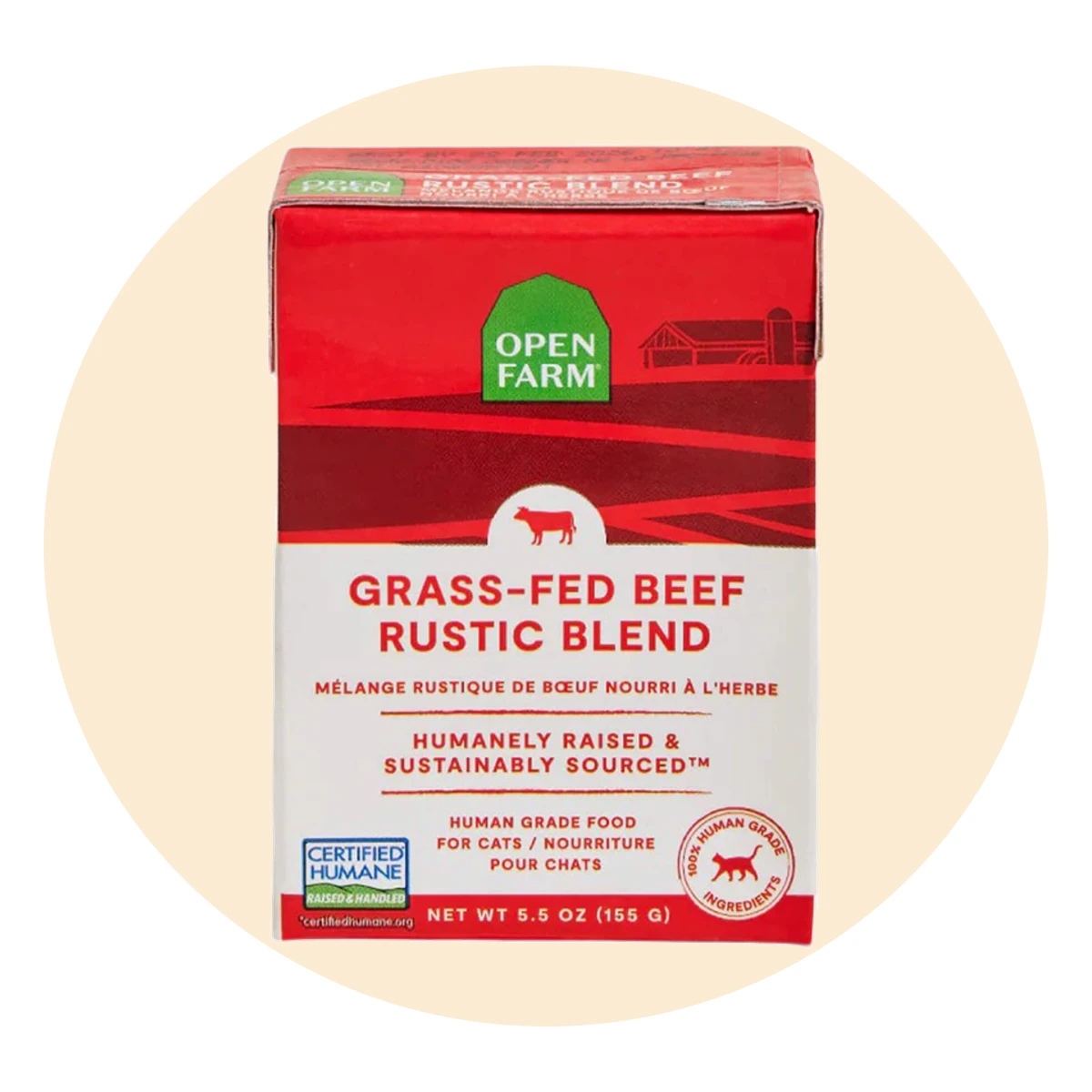 Open Farm Rustic Blend Grain Free Stew Wet Cat Food 5.5 oz (Case of 12)