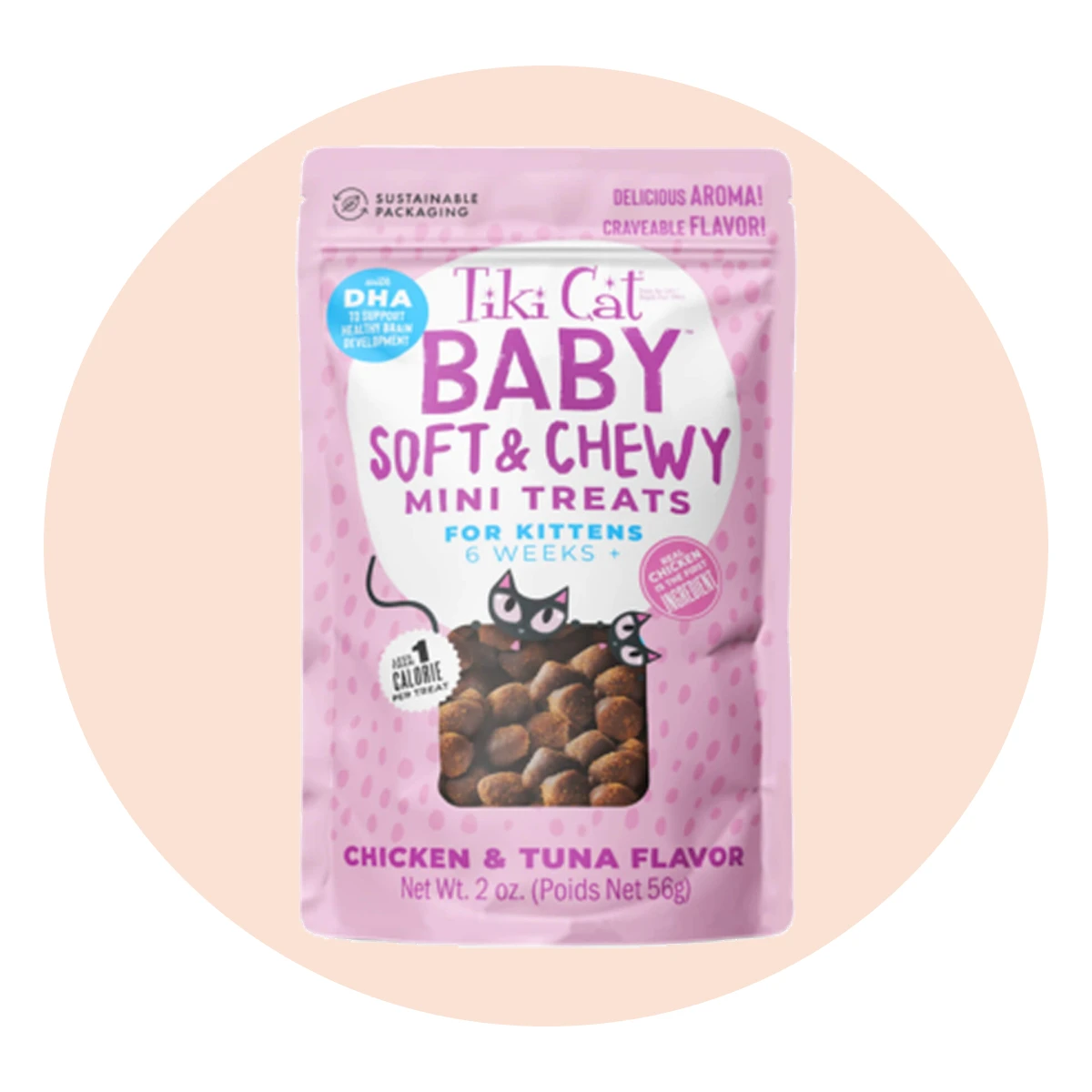 Tiki Cat Baby Soft & Chewy Mini Treats for Kittens