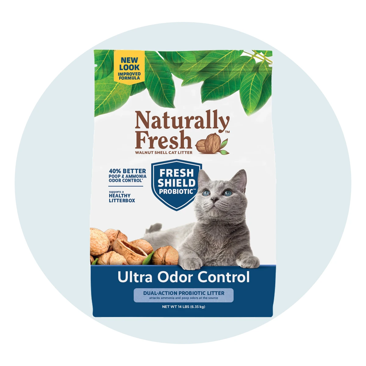 Naturally Fresh Ultra Odor Control Walnut Shell Probiotic Cat Litter