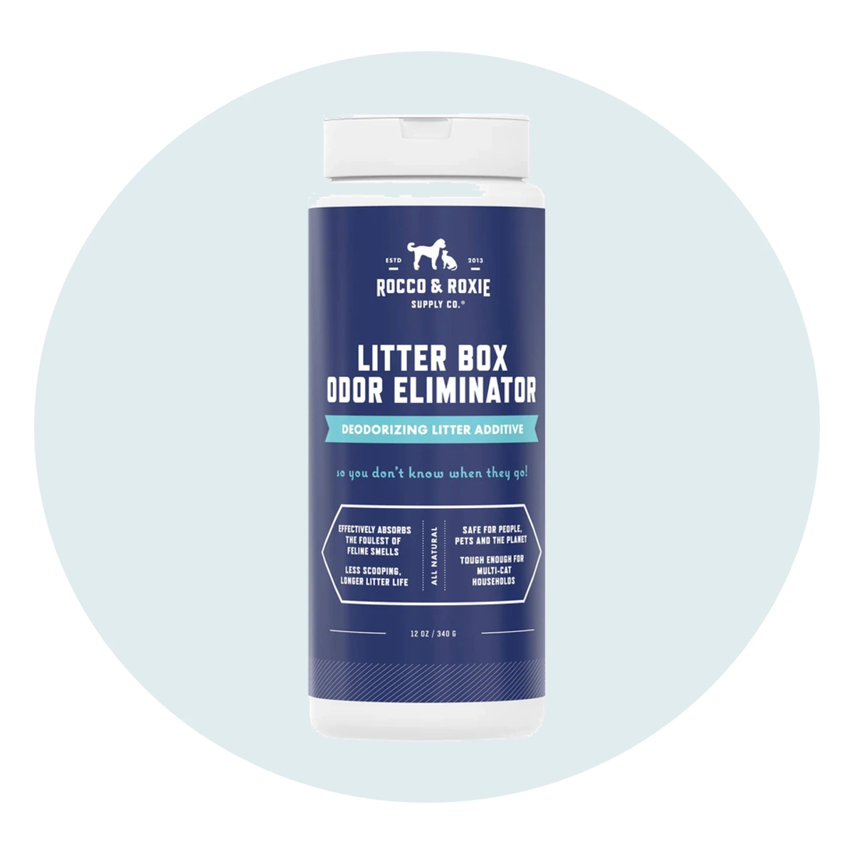 Rocco & Roxie Litter Box Odor Eliminator Litter Additive