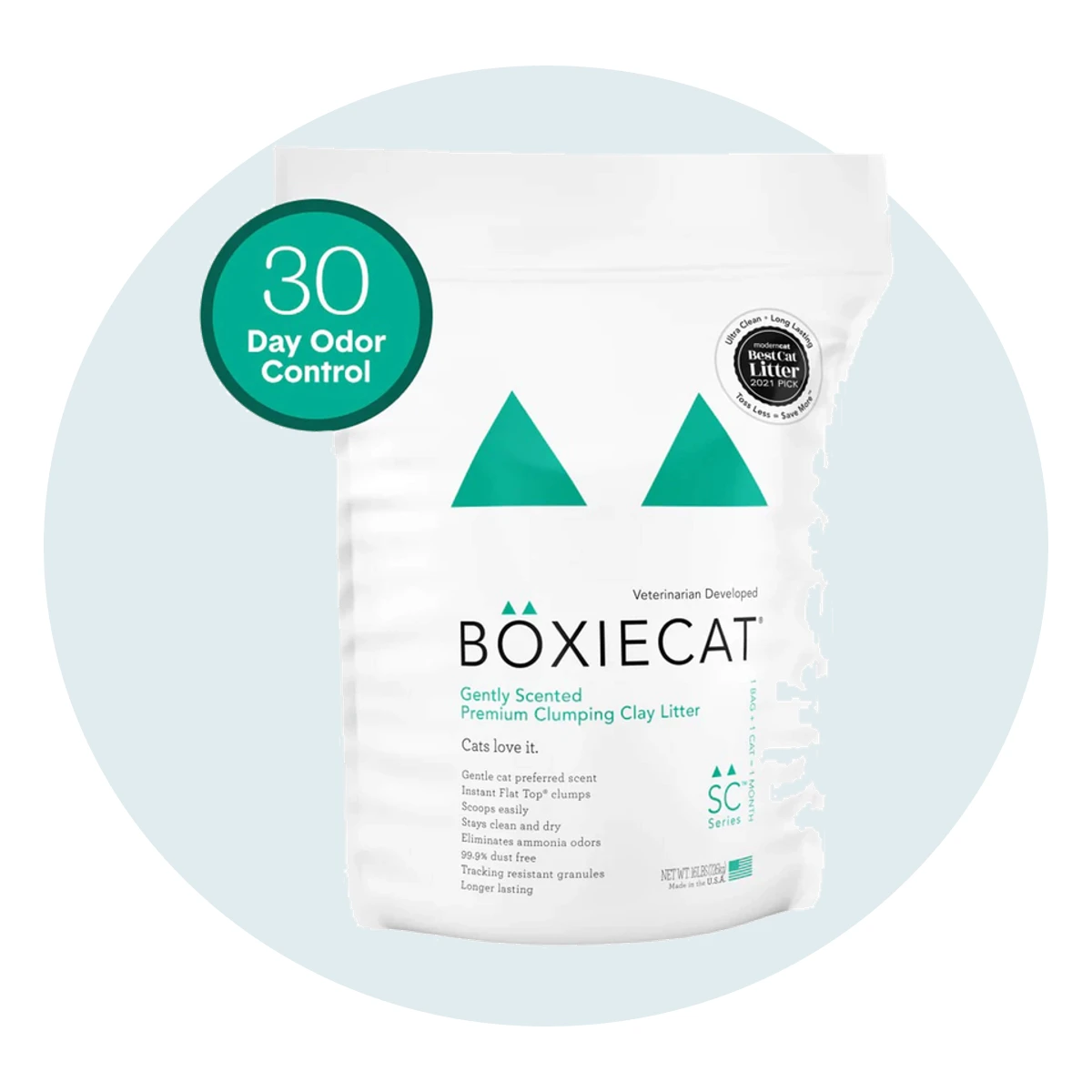 Boxiecat Gently Scented Natural Clumping Clay Cat Litter