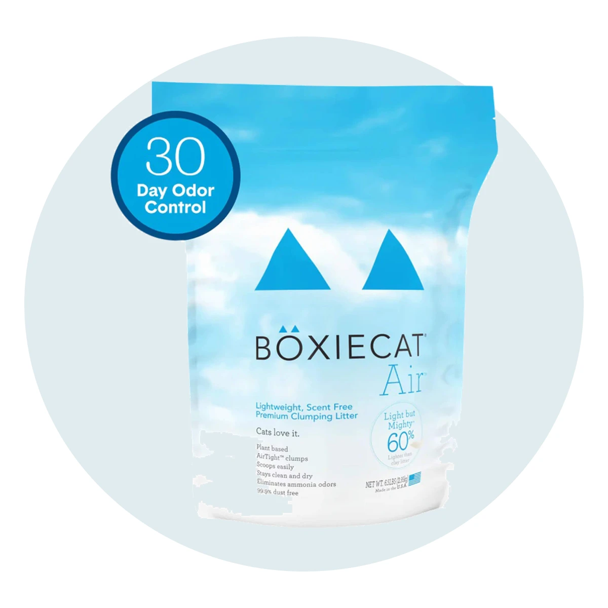 Boxiecat Air Unscented Lightweight Plant-Based Cat Litter