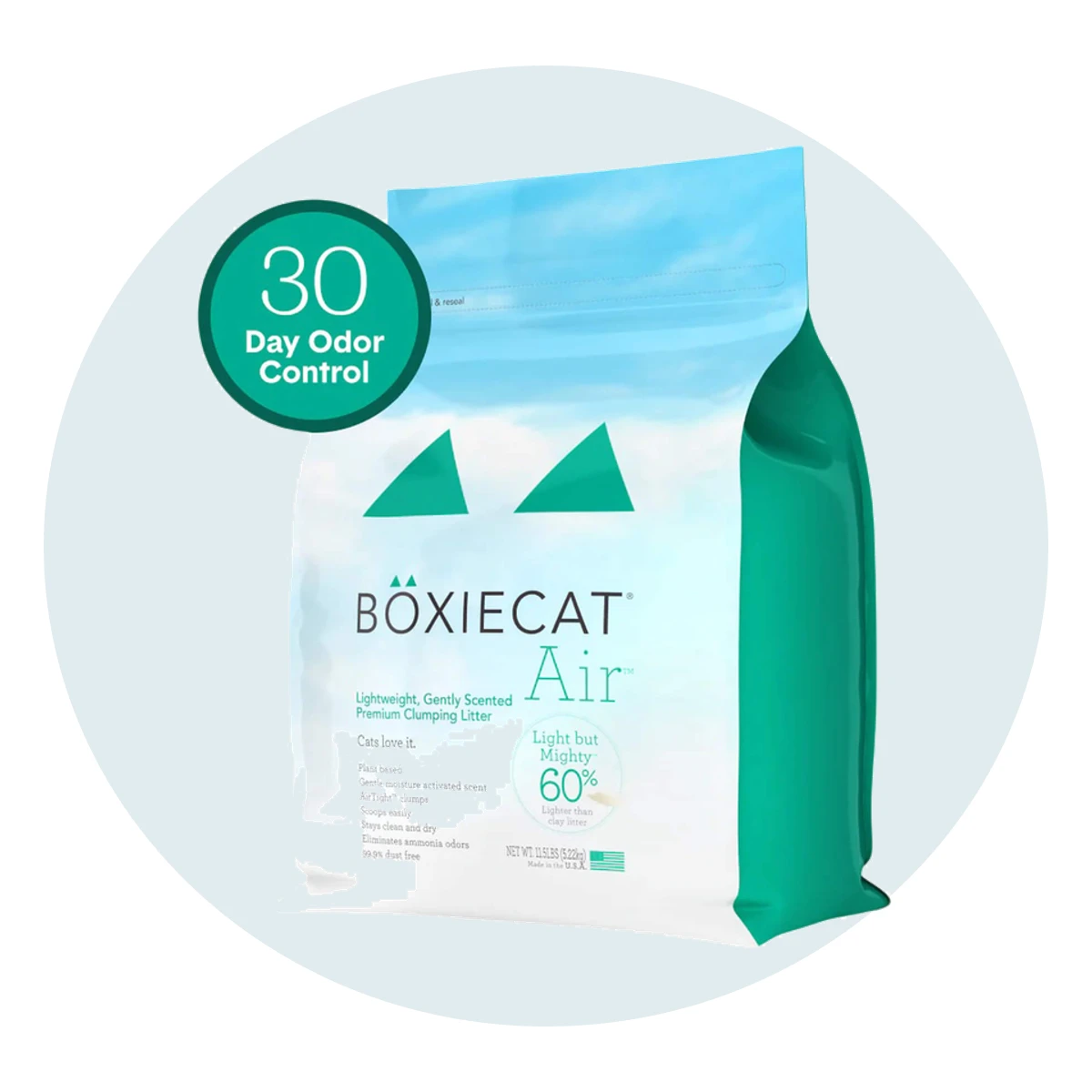 Boxiecat Air Gently Scented Lightweight Plant-Based Cat Litter