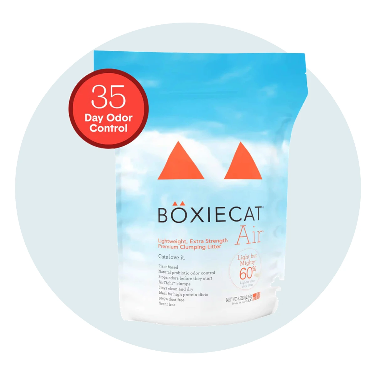 Boxiecat Air Extra Strength Multi-Cat Lightweight Plant-Based Cat Litter
