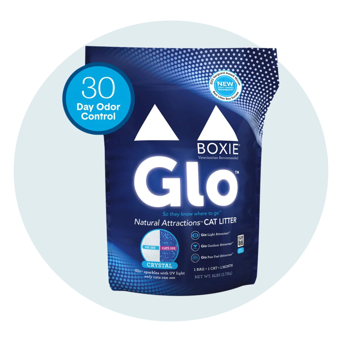 Boxiecat Glo Natural Attractions Non-Clumping Crystal Cat Litter
