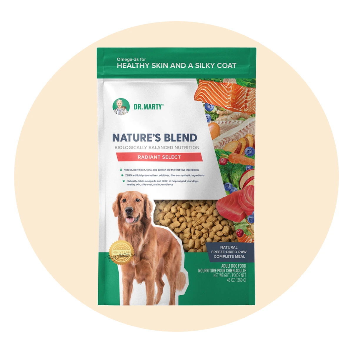 Dr. Marty Nature's Blend Radiant Select Freeze Dried Dog Food