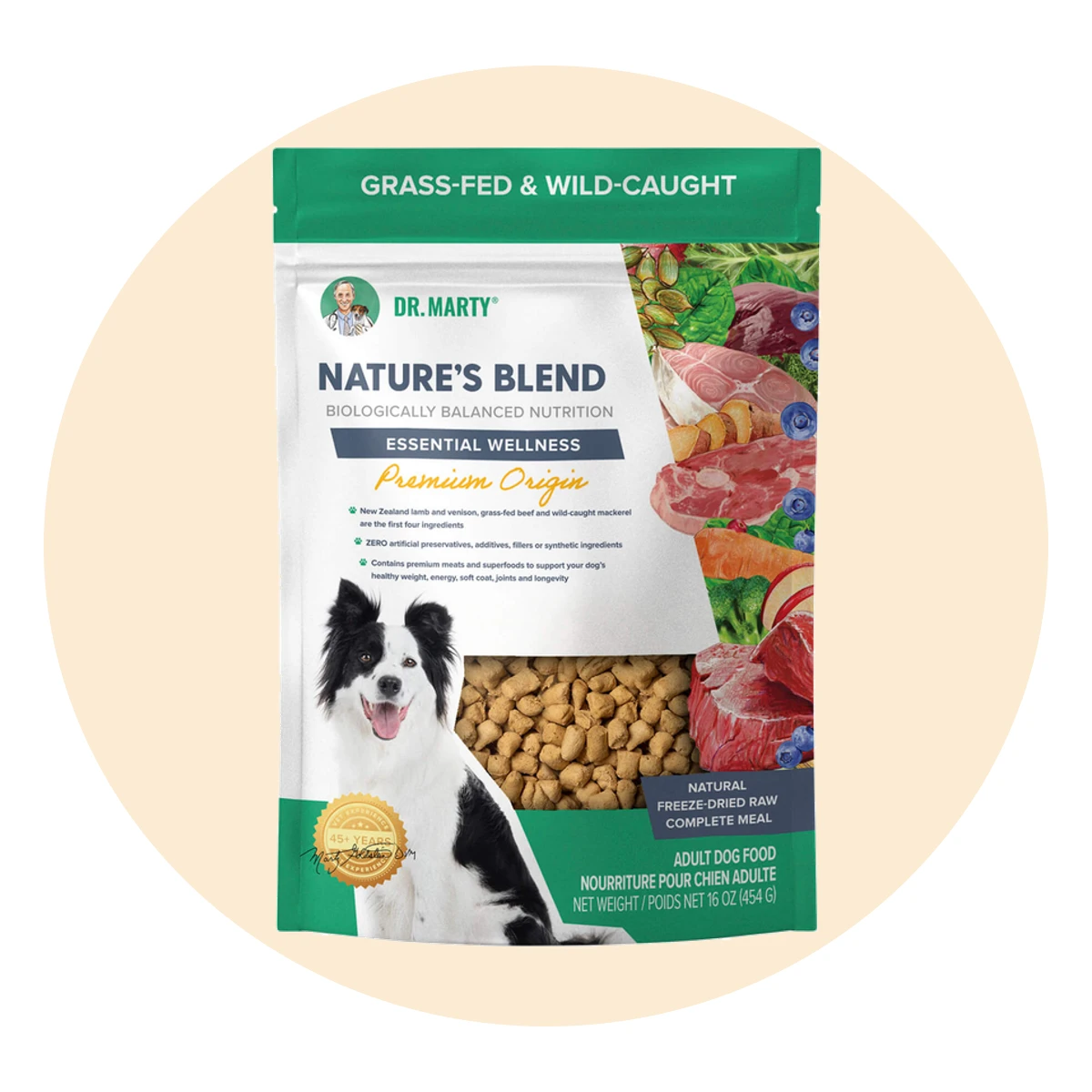 Dr. Marty Nature’s Blend Premium Origin Freeze Dried Dog Food