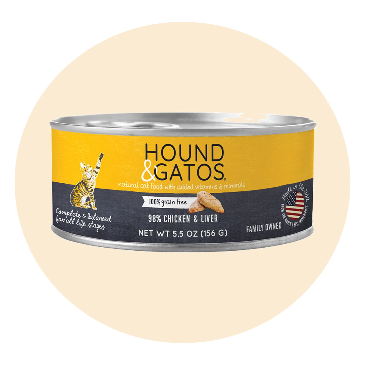 Hound & Gatos Canned Cat Food