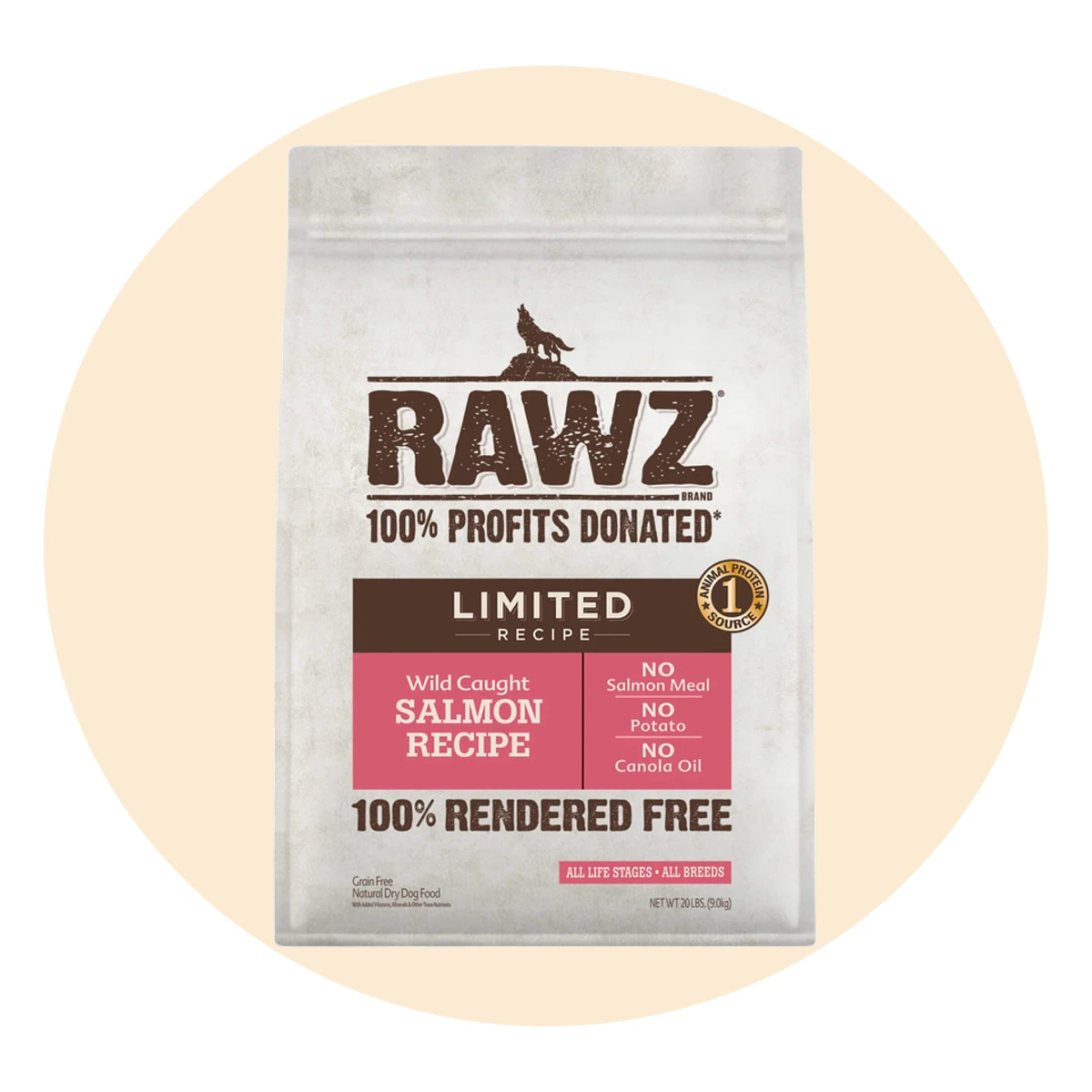 RAWZ Limited Ingredient Salmon Dry Dog Food