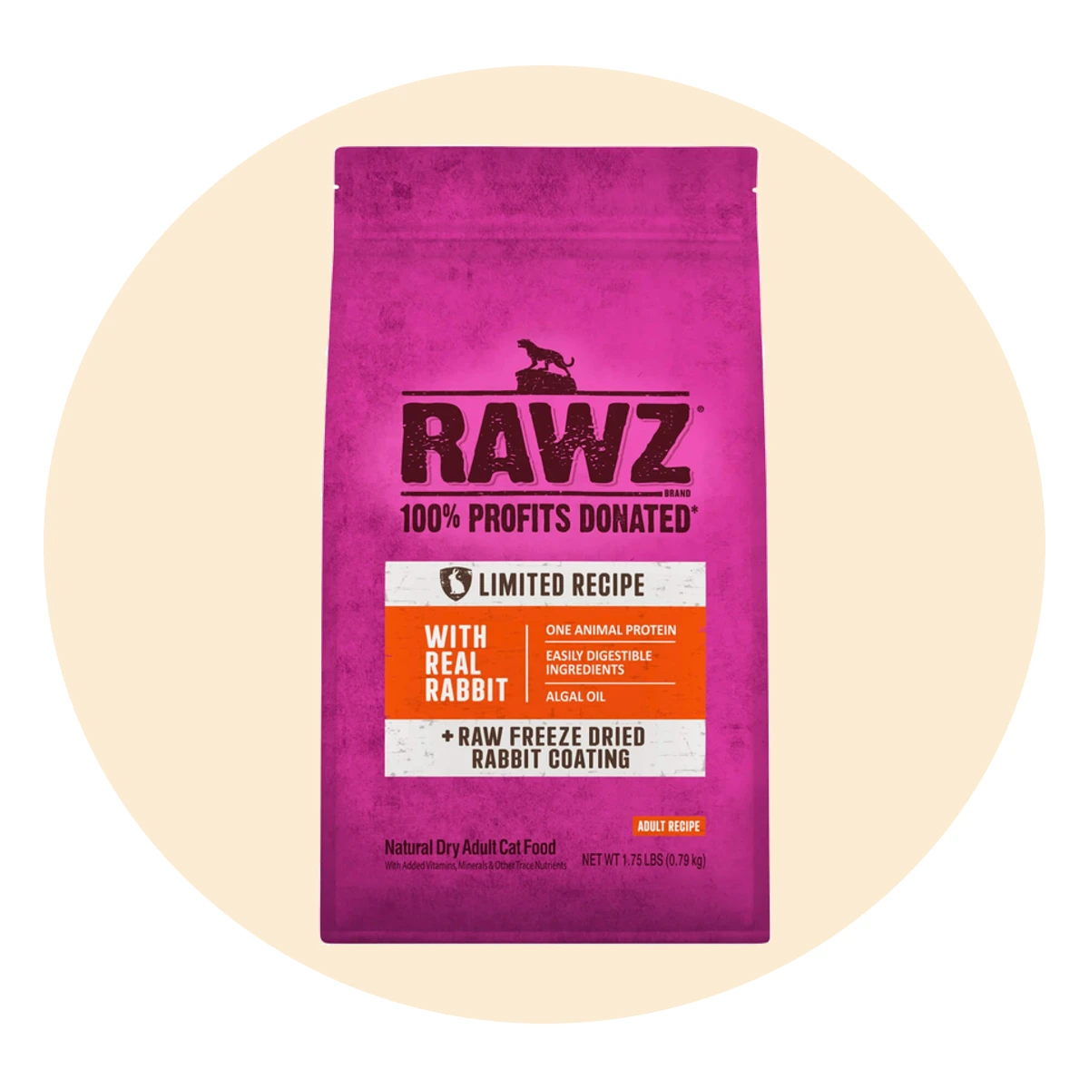 RAWZ Limited Ingredient Rabbit Dry Cat Food